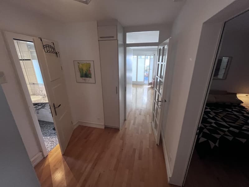 Helle, möblierte 3.5-Zimmer-Wohnung (92 m²) in Enge 5 Min. zu Bahnhof & See (5)