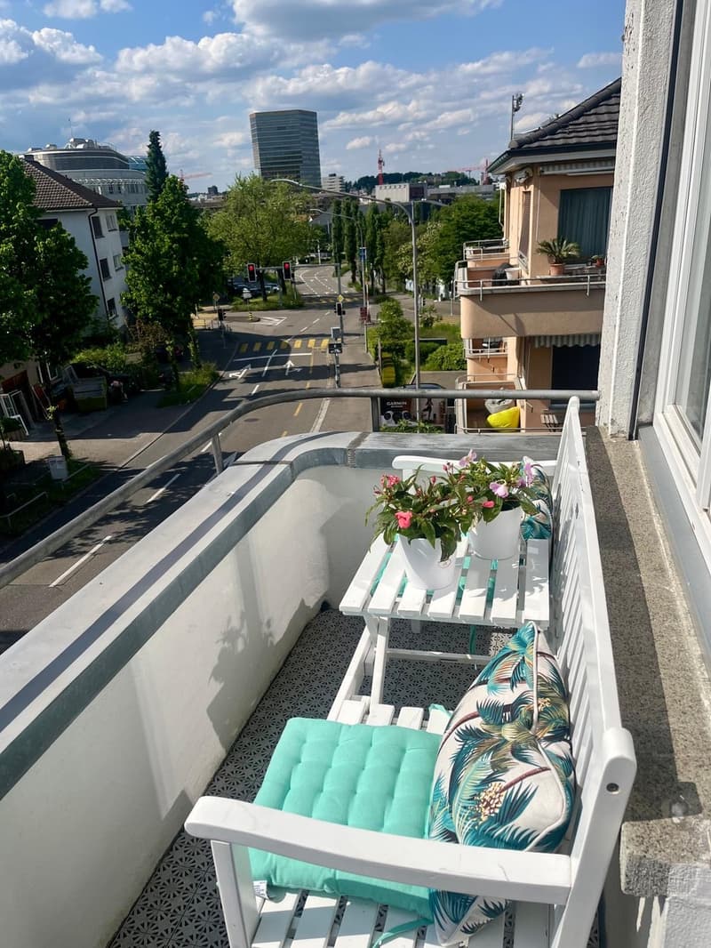 Balkon des Zimmers