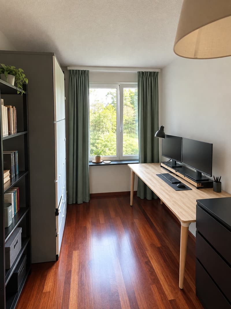 Schönes 13 m² Zimmer in 110 m²-WG am Zürichberg - befristet unterzumieten (3)