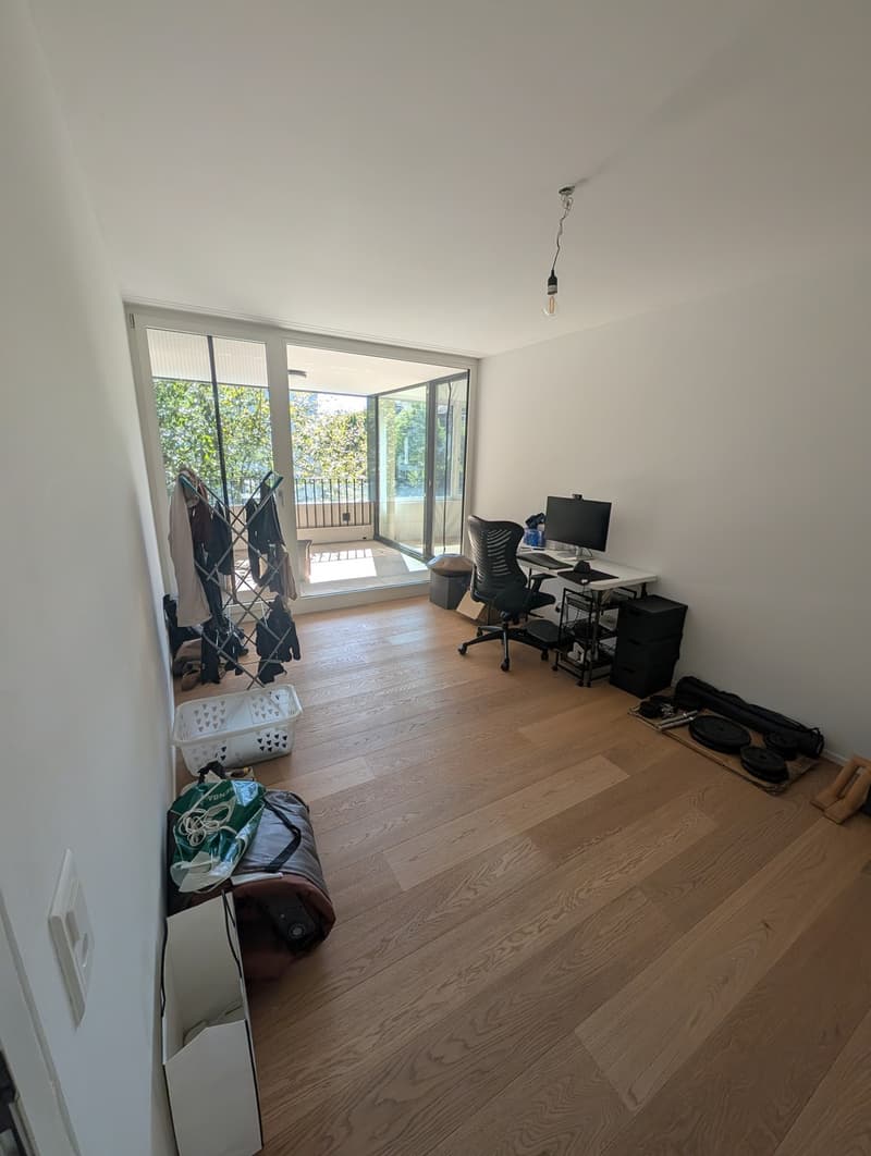Helle 3.5-Zimmer-Wohnung mit Balkon & eigenem Waschturm, nahe See (4)