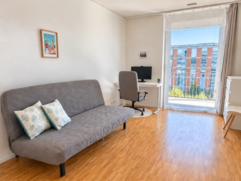 Bright & spacious furnished 3.5-room apartment, centrally located 5 mins to Oerlikon train station (7)