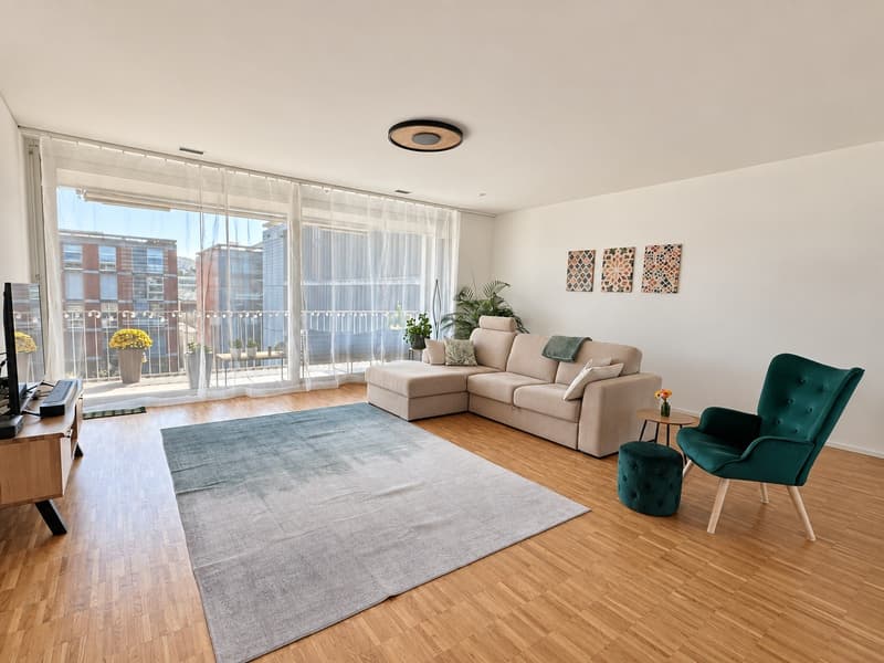 Bright & spacious furnished 3.5-room apartment, centrally located 5 mins to Oerlikon train station (2)