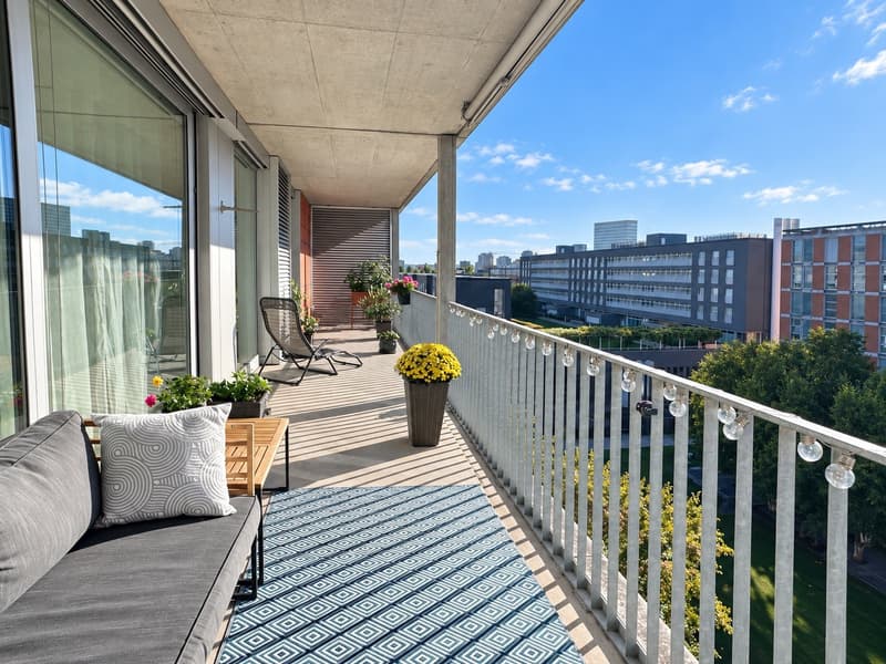 Bright & spacious furnished 3.5-room apartment, centrally located 5 mins to Oerlikon train station (3)