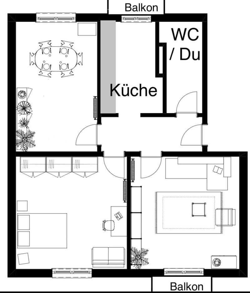 Möblierte 3.5-Zimmer-Wohnung befristet zur Untermiete (9)