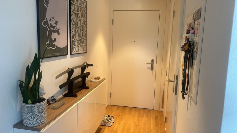Fully Furnished Living 2.5-Zimmer-Neubau mit Balkon nahe Stettbach. (3)