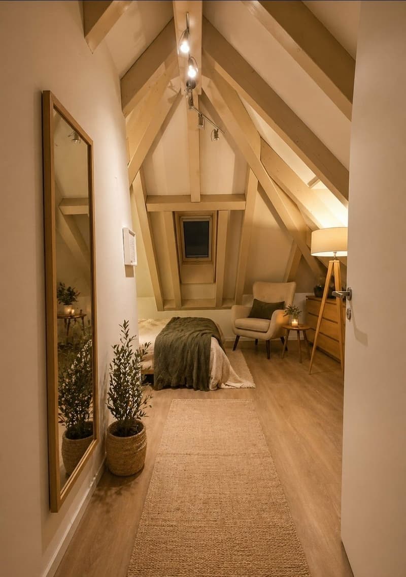 Room in a Penthouse Apartment near Stettbach (Zurich area) (1)