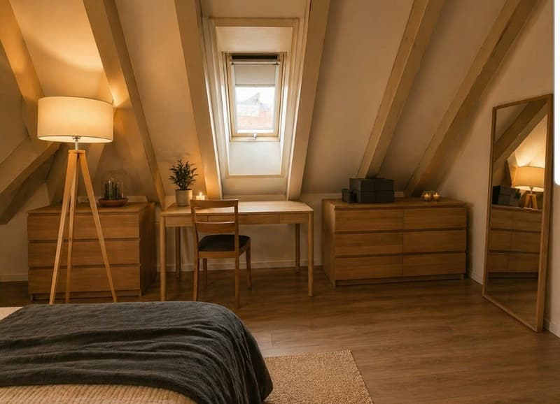 Room in a Penthouse Apartment near Stettbach (Zurich area) (3)