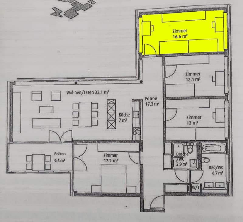 Modern shared flat in Oberwinterthur 16.6 m² room available near train station (3)