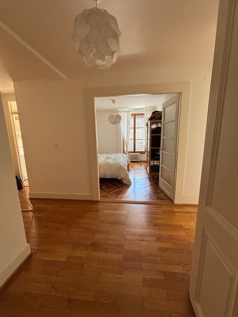 Charmant 3 pièces lumineux avec parquet et cuisine séparée  Genève (3)