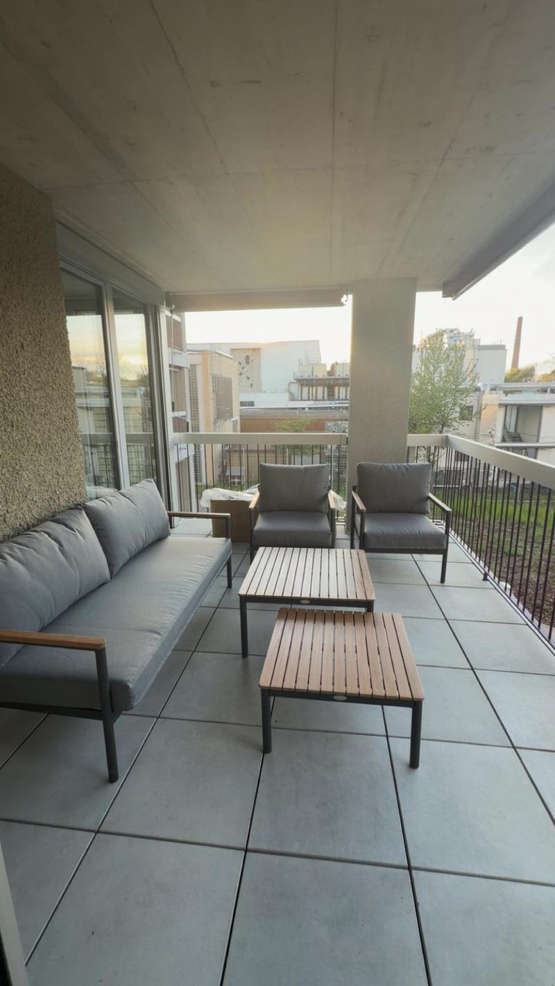 Grosszügiger Balkon