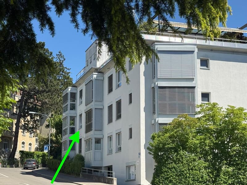 Helles 12 m²-Zimmer mit eigenem Bad/WC in 4,5-Zimmer-WG in Hottingen (8032 Zürich) (2)