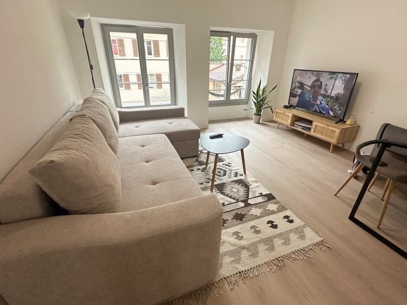 Bel appartement 2,5 pièces rénové avec grand jardin et terrasse Peseux (13)