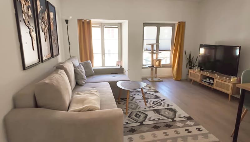 Bel appartement 2,5 pièces rénové avec grand jardin et terrasse Peseux (1)