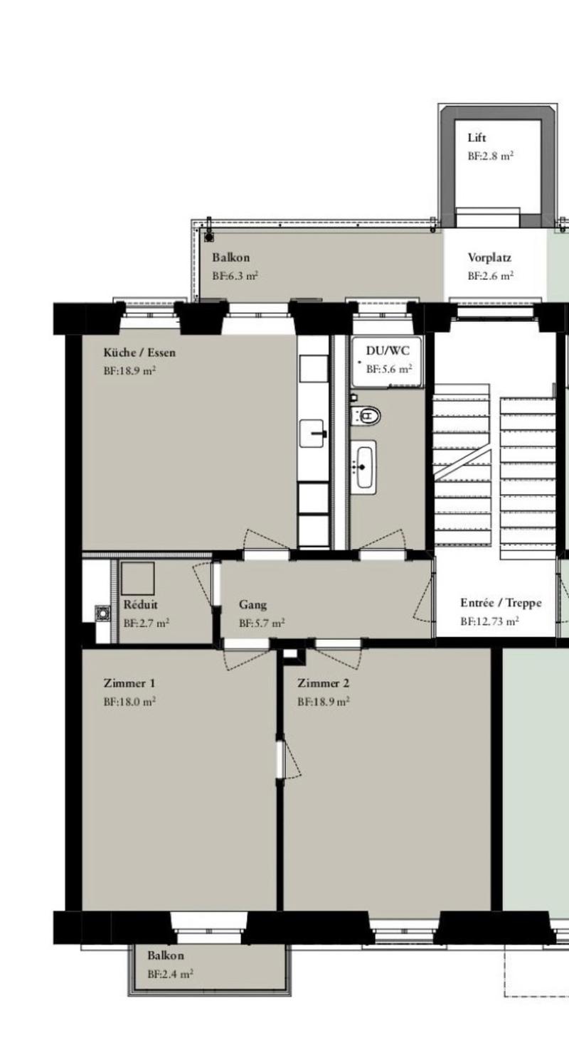 Möblierte 3-Zimmer-Wohnung in Luzern zur Untermiete (11)