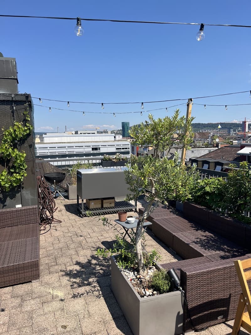 Unique flat with private rooftop and 2 bedrooms and 1 office (13)