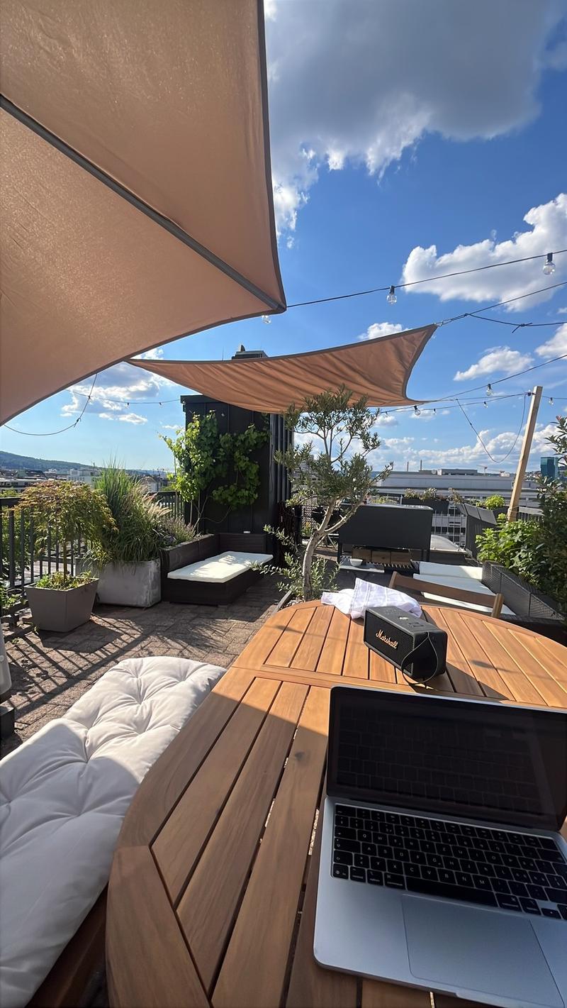 Unique flat with private rooftop and 2 bedrooms and 1 office (2)