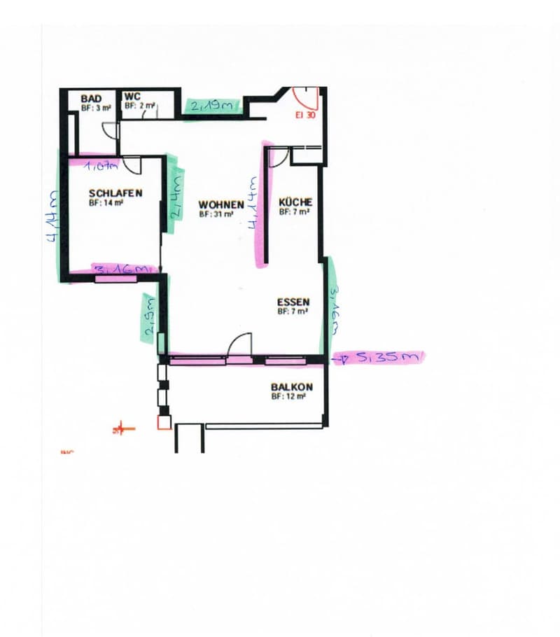 2 ½ Zimmer-Wohnung, 8820 Wädenswil (12)