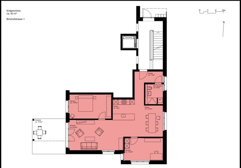 Schöne 3,5-Zimmer-Wohnung mit Terrasse und Garten (10)