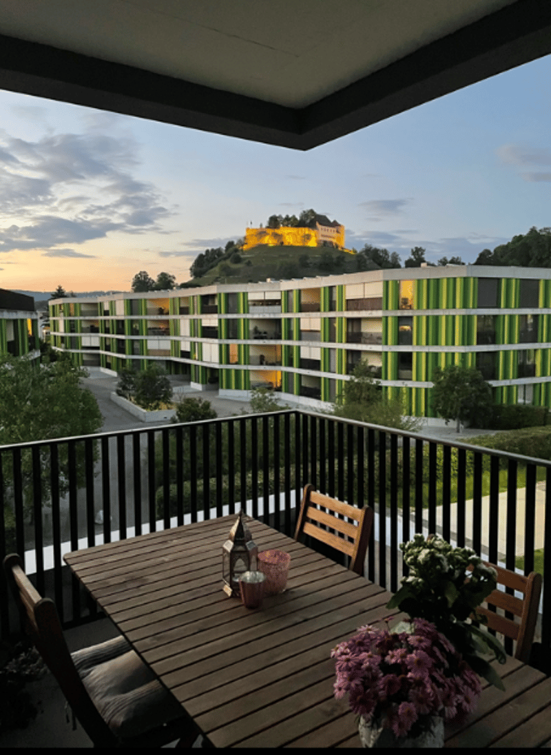 helle Singlewohnung mit Schlosssicht (2)