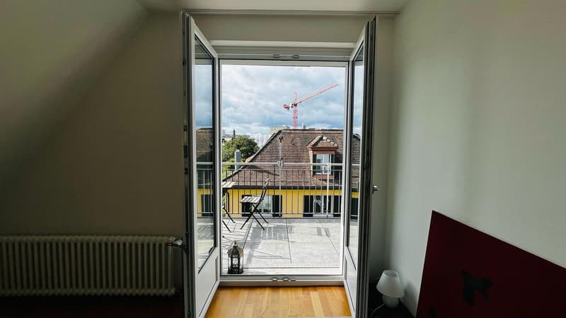 Bedroom in cozy flat in Zürich Milchbuck (12)