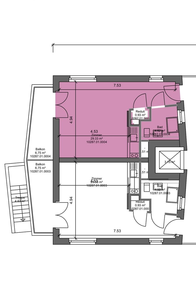 moderne, nach Süden ausgerichtete Wohnung an zentraler und ruhiger Lage zu vermieten (6)
