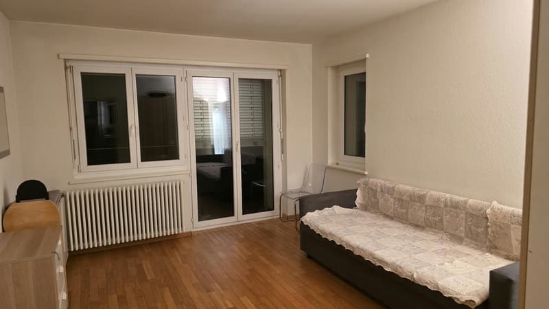 Nachmieter/in gesucht ab sofort: moderne 2.5-Zimmer-Wohnung mit Balkon und Parkplatz, Schweighofstrasse (Triemli) (1)