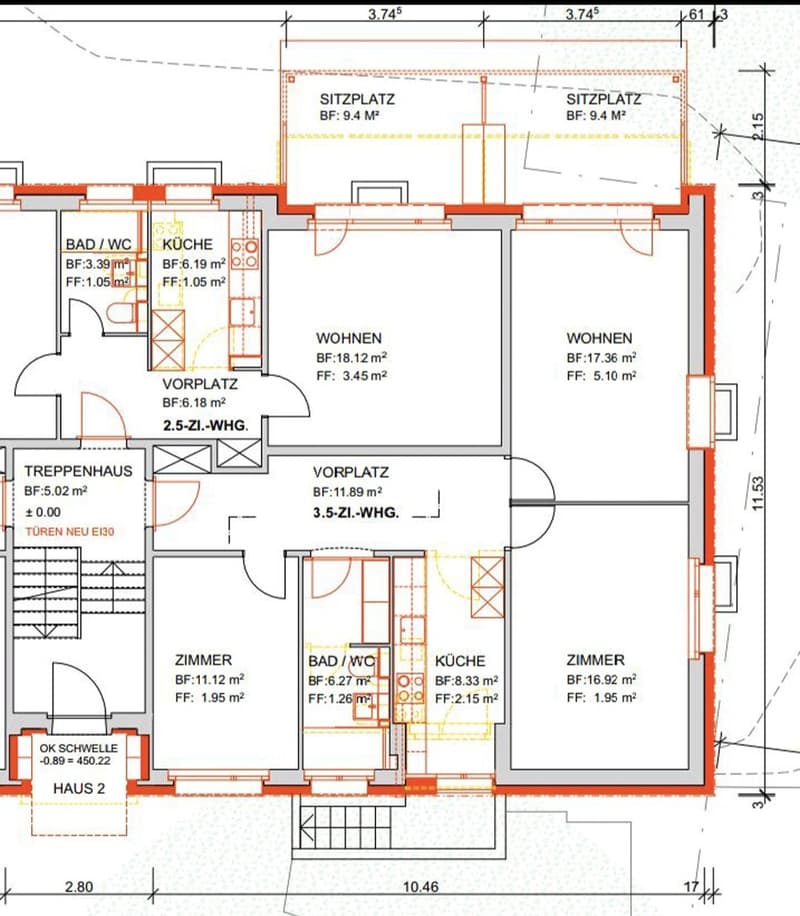 3 Zimmerwohnung im EG - Übernahme vorzugsweise ab dem 15.10.2026 (2)