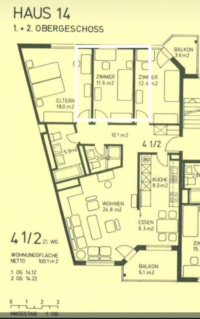 Schönes Zimmer zu vermieten (2)
