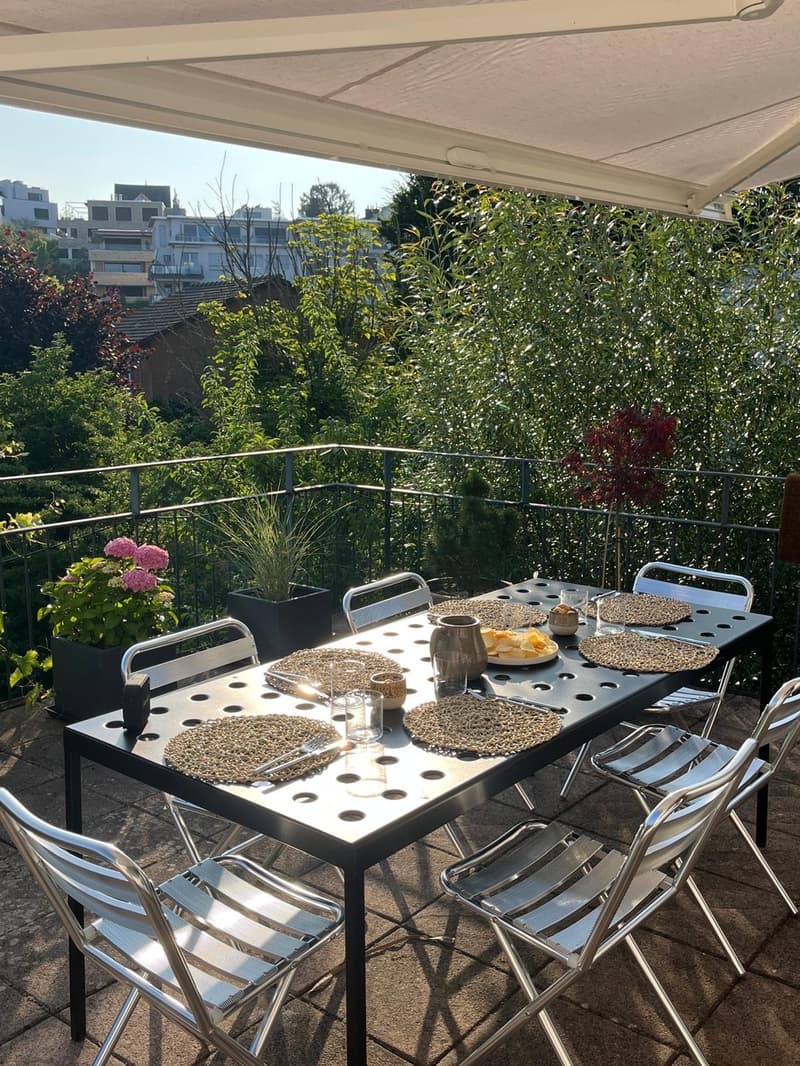 Schöne Wohnung oberhalb von Kilchberg (7)