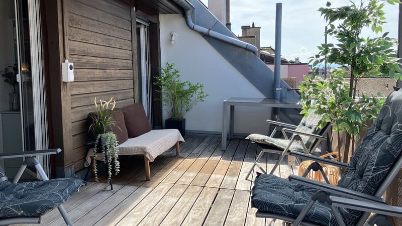 Möblierte 2.5-Zimmer-Wohnung mit grosser Dachterrasse in Zürich Wiedikon Januar bis Anfang Mai (3)