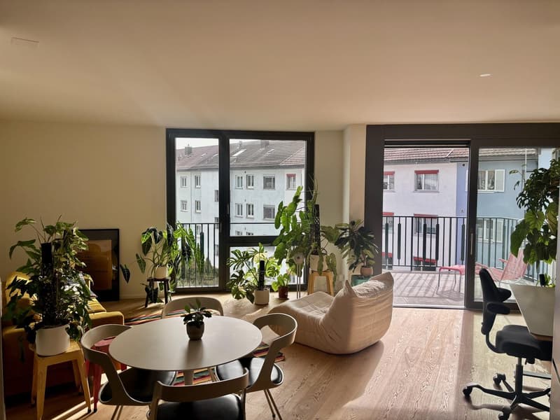 Möblierte 2.5-Zimmer-Neubauwohnung in Zürich-Binz zur Zwischenmiete (1.12.26- bis Ende Februar oder Ende März) (1)