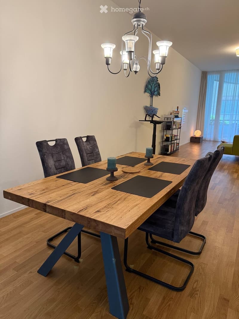 4 months sublet: 3.5-room furnished, central, quiet apart. (3)