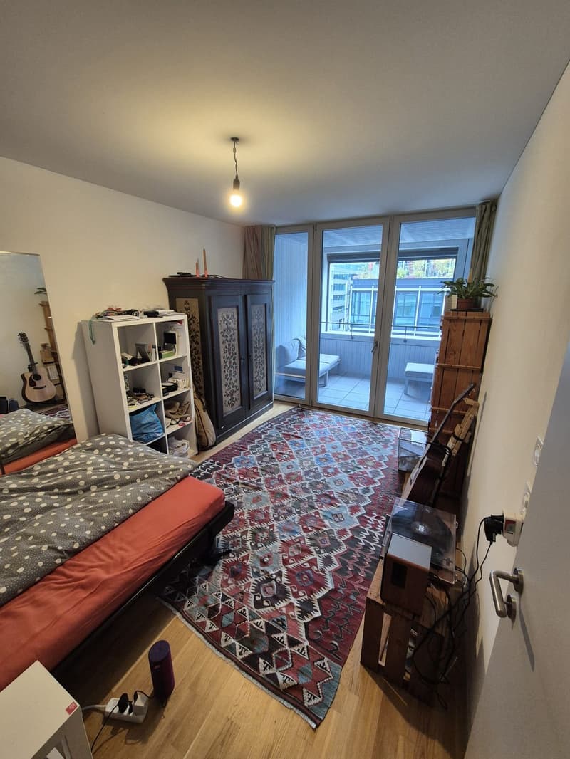 Sublet: Furnished Room in Modern 4.5-Room Neubau Apartment Zürich Altstetten (Oct 25 Jan 3) (1)