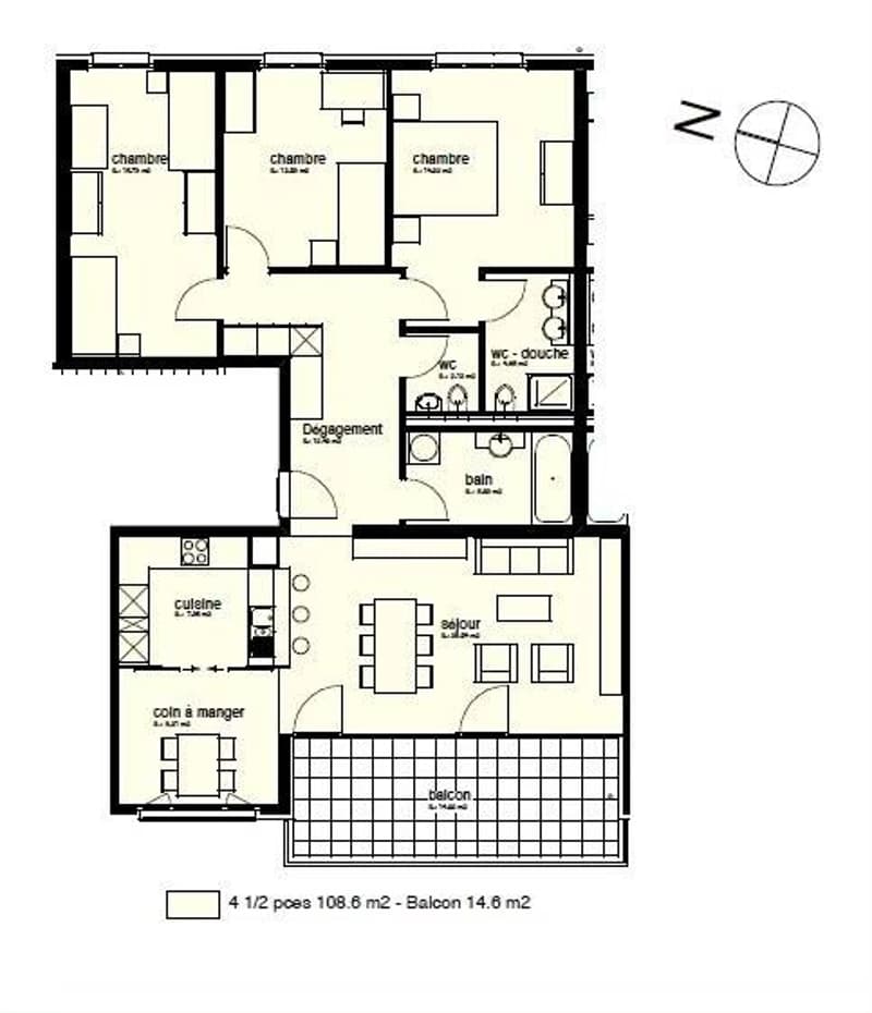 Joli logement 4,5 pièces à Villars-sur-Glâne (7)