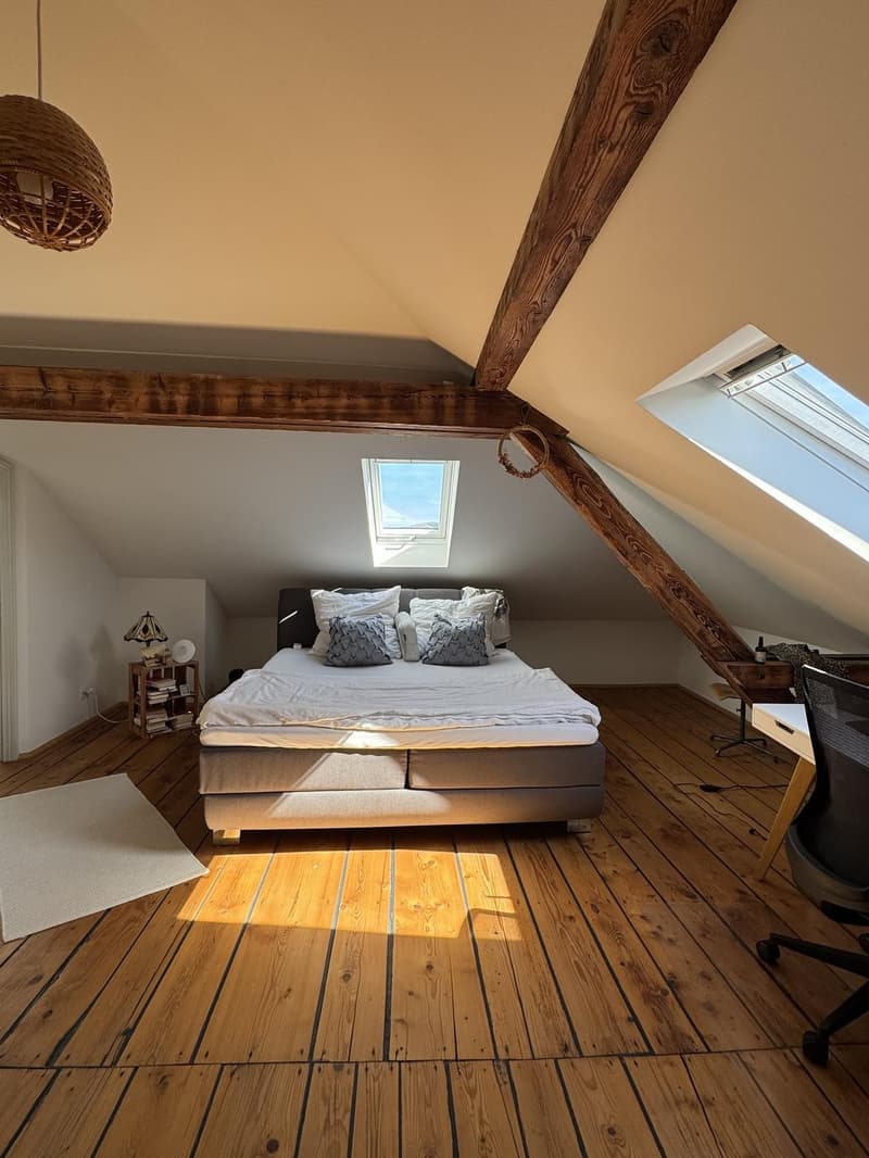 97 m² Jugendstil-Maisonette mit Balkon & viel Charme  2.5/3 Zimmer in Basel (10)
