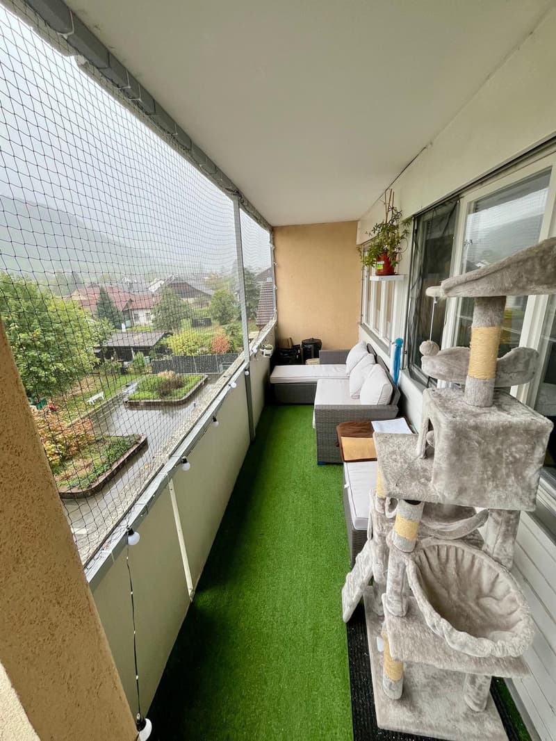 4.5-Zimmer-Wohnung (90 m²) mit grossem Balkon und schöner Aussicht in Wittnau (7)