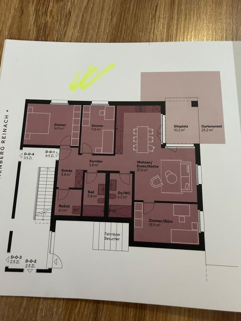 Neubauwohnung 4 1/2 Zimmer in Reinach AG zu vermieten (erstbezug) (12)
