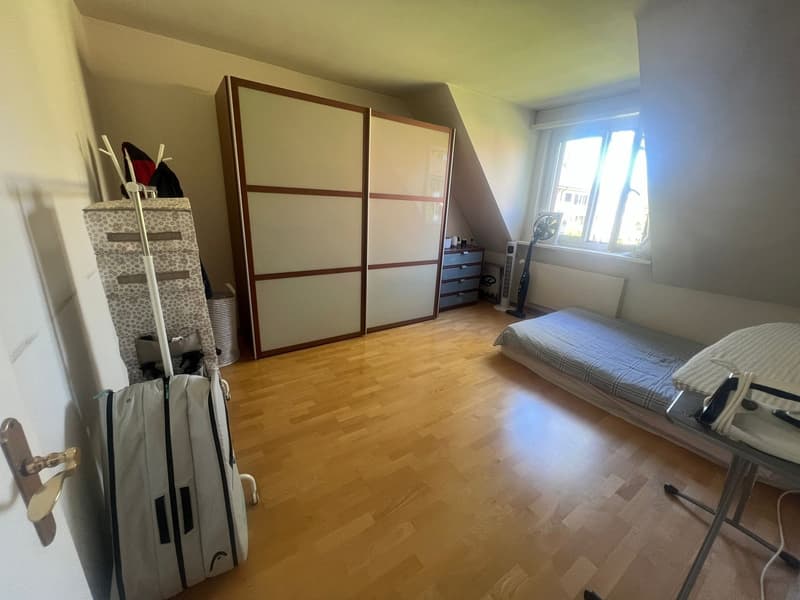 Room in a fully furnished 2-person apartment, 120 m², close to Zurich city centre with mountain views (8)