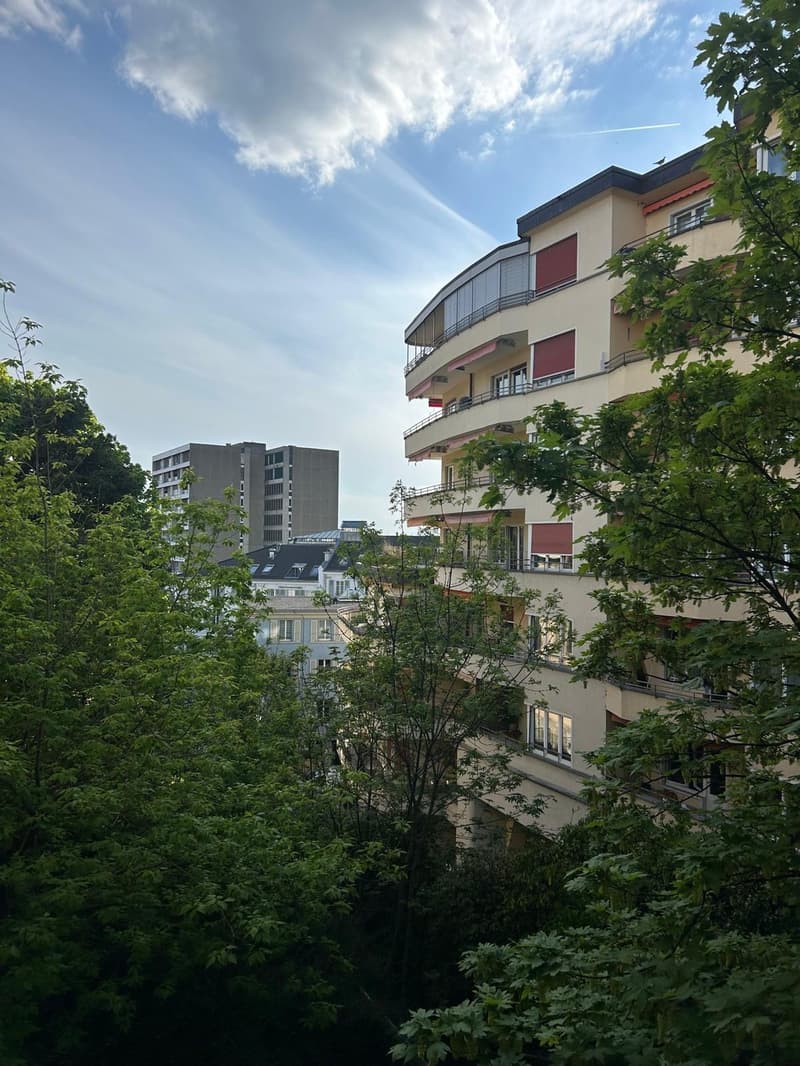 Grande chambre au centre-ville de Lausanne (2)