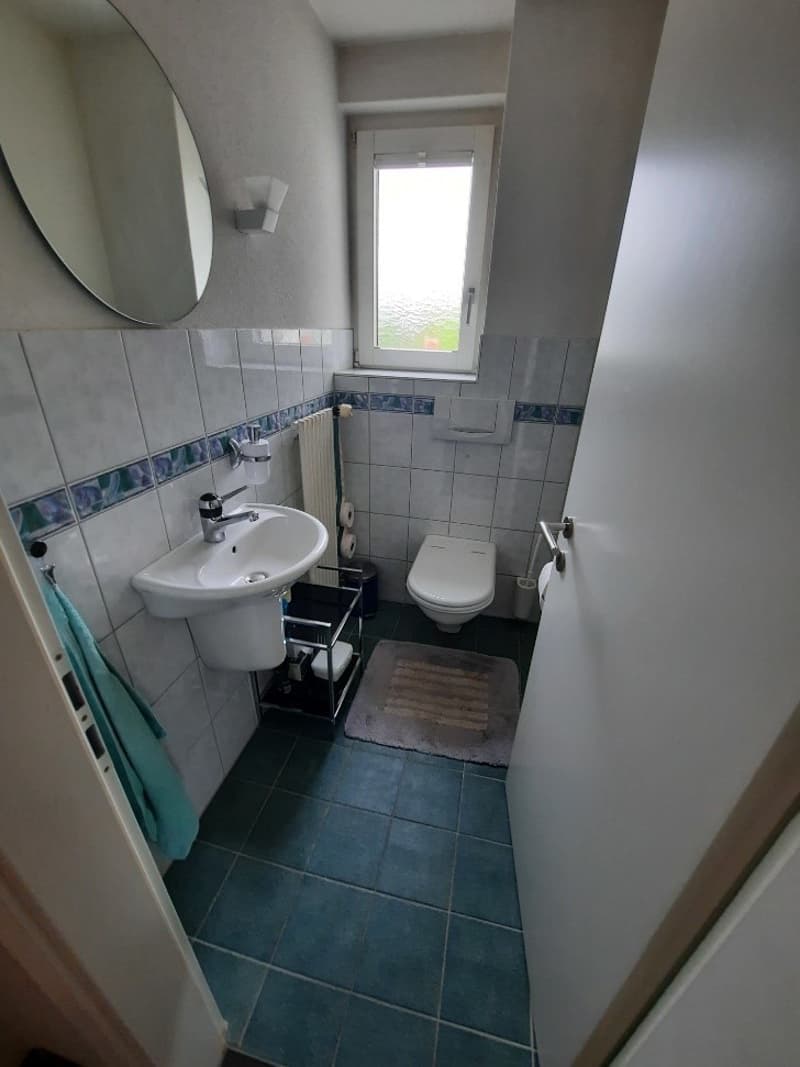 Toilette unten