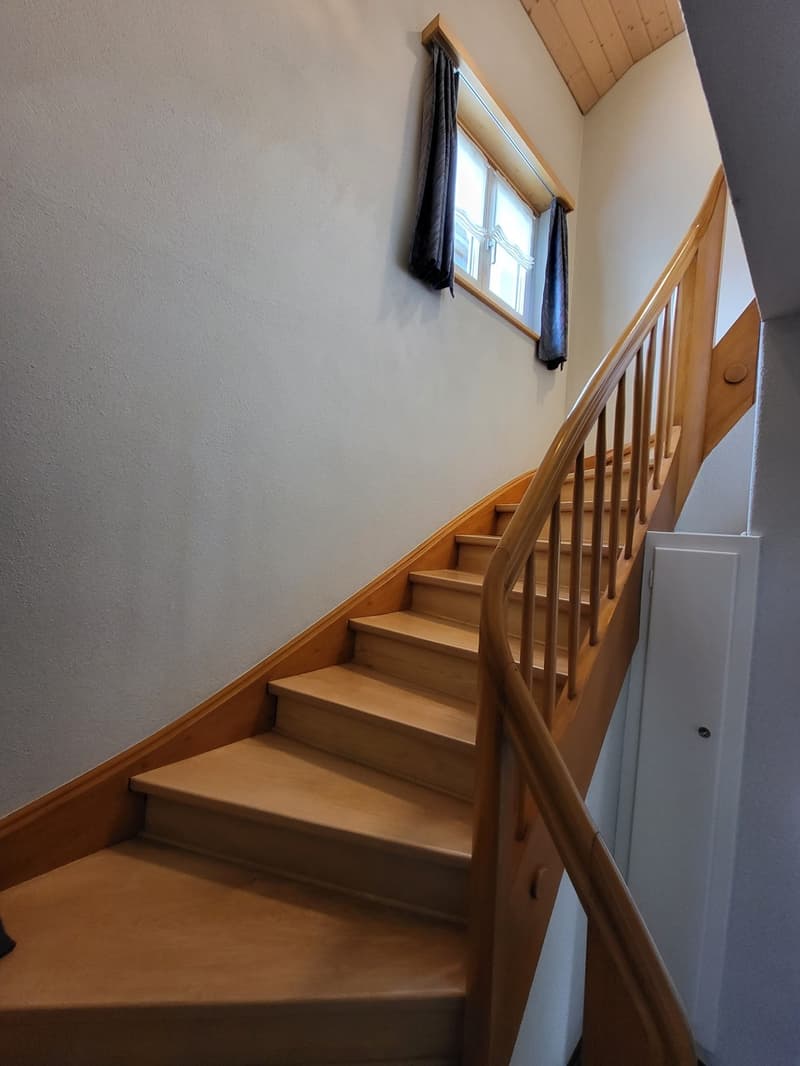Treppe beim Eingang