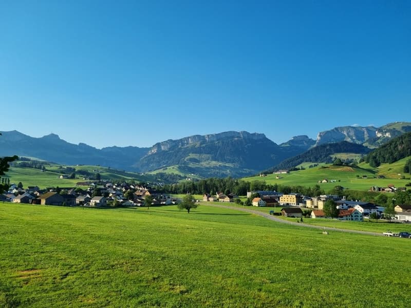 wunderschöne Aussicht auf den Alpstein