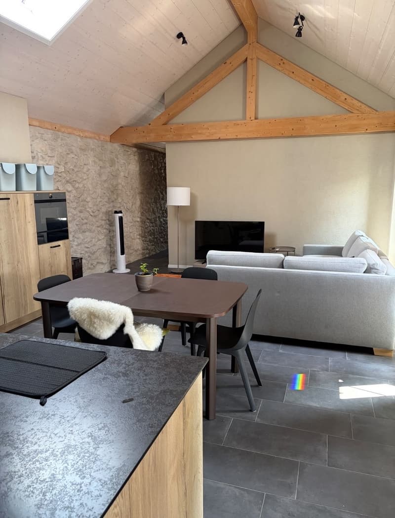 3,5 pièces lumineux, 85 m², cave et galetas  Concise (VD) (8)