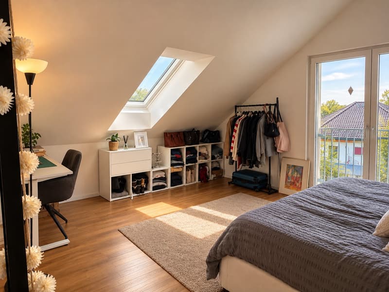 Grosszügige 2.5-Zimmer-Dachwohnung mit ausgebautem Dachboden in Hinteregg (5)