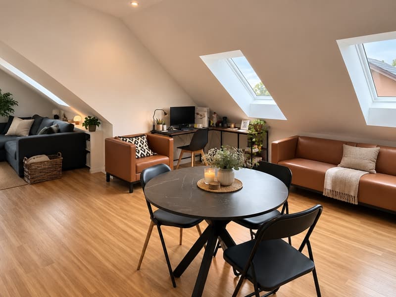 Grosszügige 2.5-Zimmer-Dachwohnung mit ausgebautem Dachboden in Hinteregg (7)