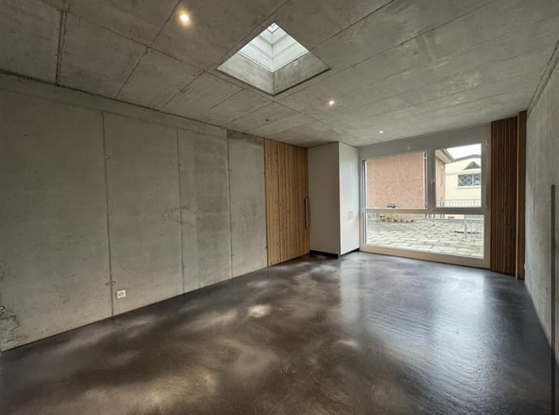 Einzigartige möbilierte 2-Zi.-Loft-Wohnung mit Sichtbeton & Oberlicht (4)