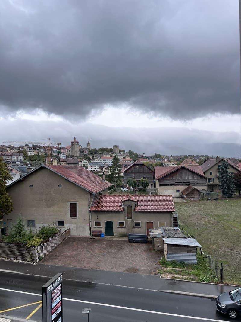 Magnifique 3.5 pièces avec grande terrasse, 2 salles de bains et parking - Orbe (Gruvatiez) (5)