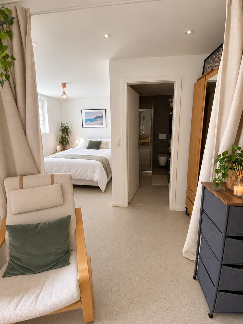 Gemütliche 36m² Wohnung mit Gartensitzplatz in Meilen / Cozy 36m² apartment with garden terrace in Meilen (6)