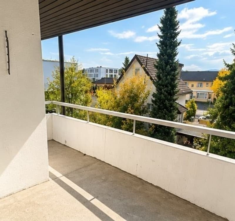 Helle, renovierte 3.5-Zimmer-Wohnung (80 m²) mit Balkon & Parkplatz in Aarau Rohr (2)