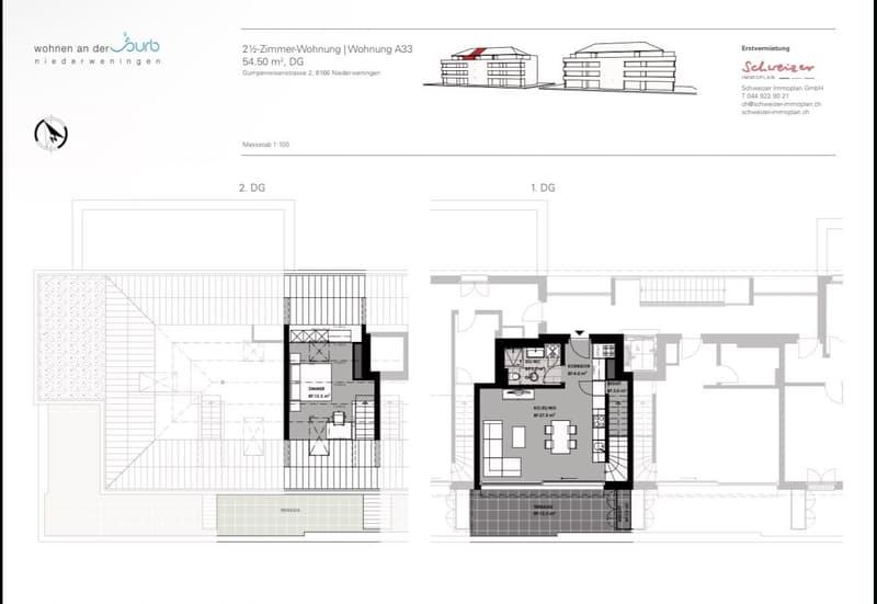 Moderne 2.5-Zimmer-Maisonette-Wohnung mit sonniger Südterrasse Nachmieter per 01.12.2026 gesucht (5)